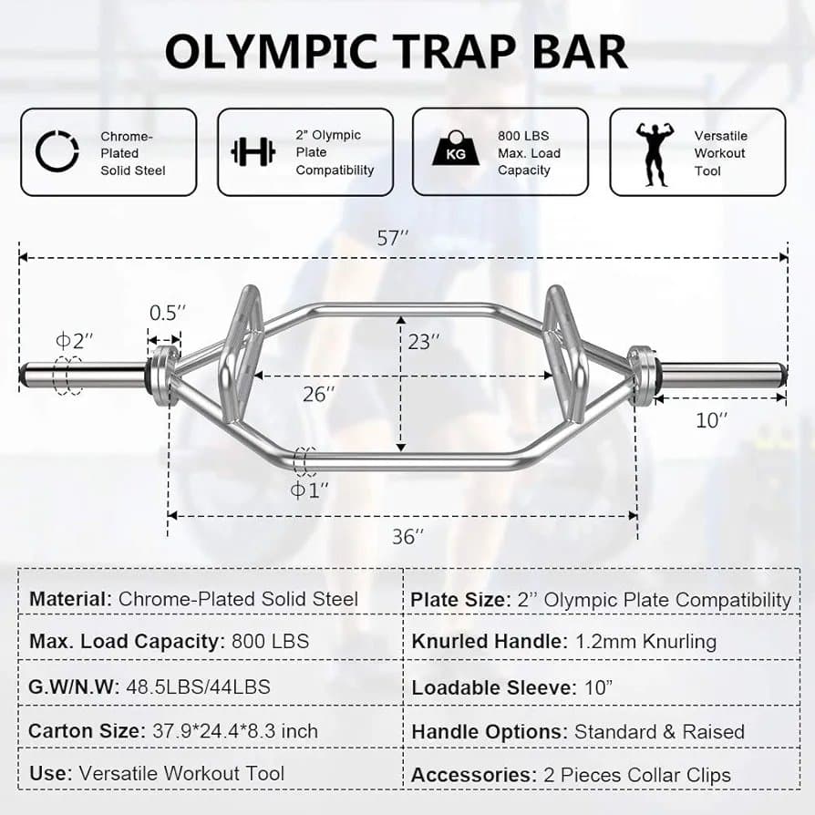 Olympic Barbell — 20kg (220cm) - View 3
